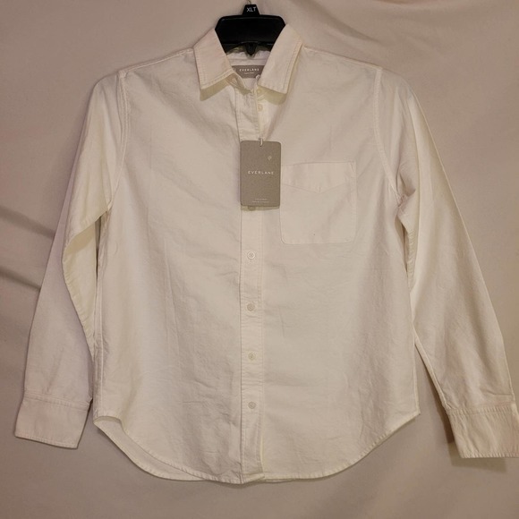 Everlane white long sleeved button up NWT - Picture 1 of 9